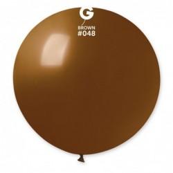 Solid Balloon, Brown #048, 12 in, 50 pc per bag.