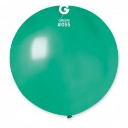 Solid Balloon, Metallic Green #055, 5 in, 100 pcs per bag.