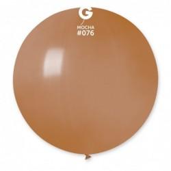 Solid Balloon, Mocha #076, 30 in, 1 pc per bag.