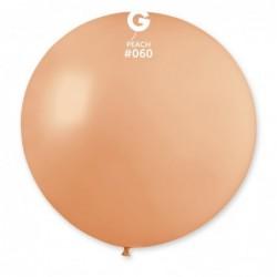 Solid Balloon, Peach #060, 12 in, 50 pc per bag.