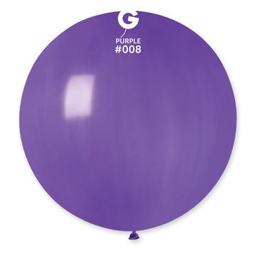 Solid Balloon, Purple #008, 30 in, 1 pc per bag.