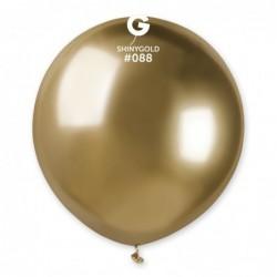 Solid Balloon, Shiny Gold #088, 5 in, 50 pcs per bag.