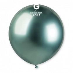 Solid Balloon, Shiny Green #093, 6 in, 100 pcs per bag.